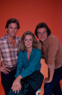 Dack Rambo Donna Mills Steve Marachuk in Waikiki 1980s TV Historic Old Photo 2