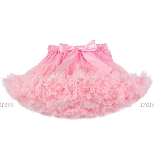 NEW Girls Kids Tutu Skirt Dance Tutu Petticoat Party Dress Ballet Fluffy Layer - Picture 14 of 33