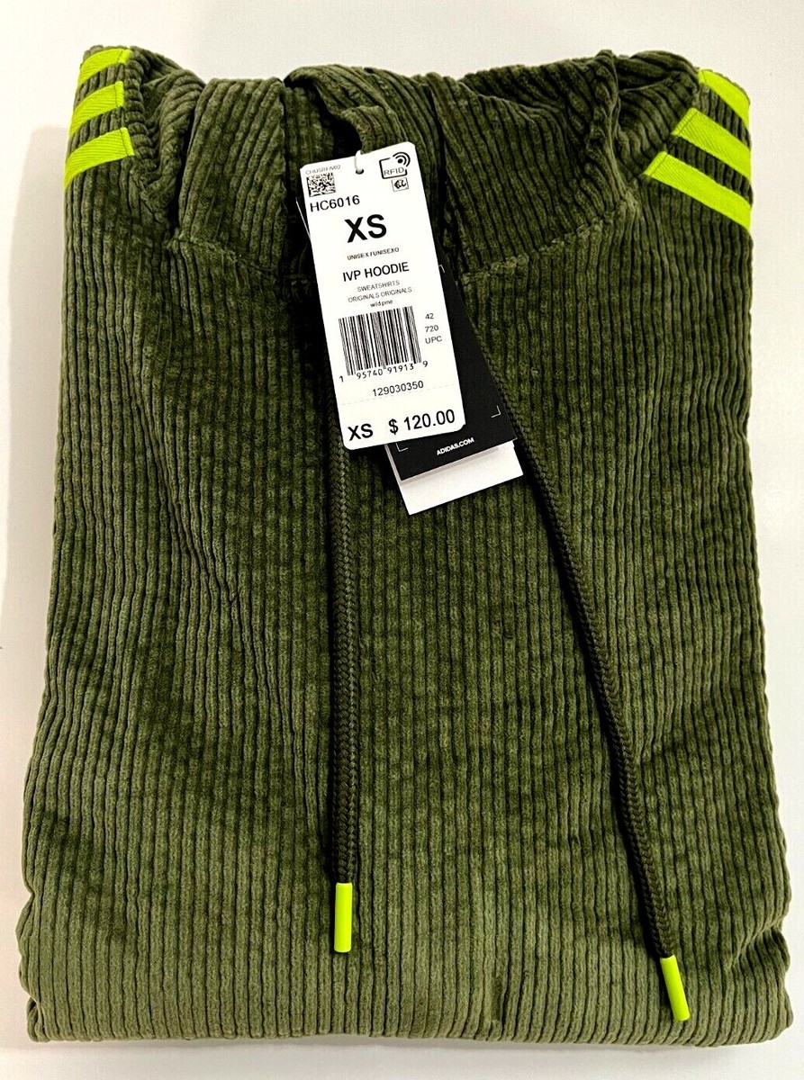 adidas ivypark コート adidas Unisex X Ivy Park IVP Hoodie Wild Pine Green Corduroy