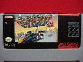 F-ZERO SUPER NINTEDO GAME CARTRIDGE MODEL NO. SNS-006 Rd 1991