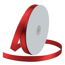5/8" Wide x 100 Yards Single Face Polyester Satin Ribbon, Satin Ribbon for Cr...