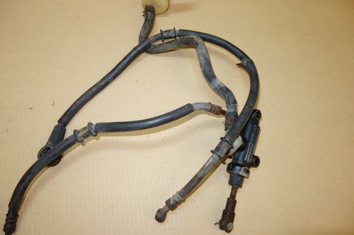 Yamaha FZR250 FZR 250 2KR rear brake master cylinder and hoses - Picture 3 of 7