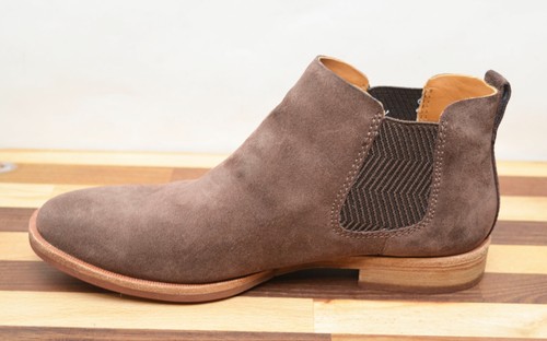 Stivaletti Chelsea Kork Ease Kit in pelle scamosciata - Marrone - Tg. 7 - Foto 4 di 10