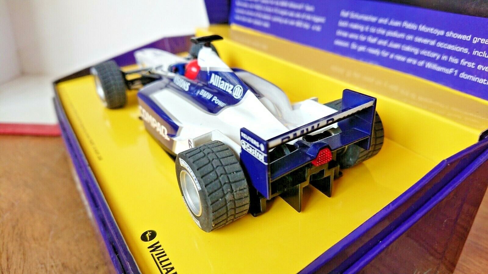 Scalextric C2335 2001 Williams BMW FW23 F1 Car Factory Sample Ltd Edition No.11 Beperkte hoeveelheid, goedkoop