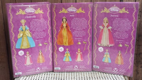 Masquerade Disney Store Muñeca Belle Aurora Cenicienta Exclusiva Raro Barbie Lote 3 - Imagen 5 de 8