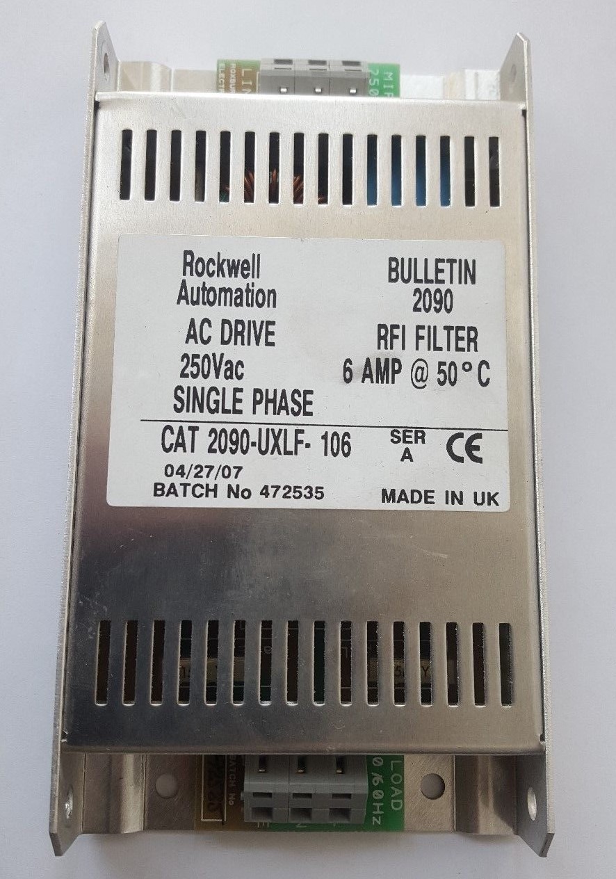 Rockwell Automation 2090-UXLF-106 SER A RFI FILTER (R2S2.2B4)