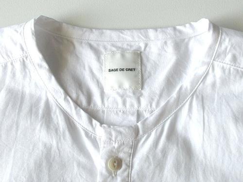 SAGE DE CRET 2024SS Cotton Hemp Sleeping Shirt Size M Men’s Lightweight Shirt - Picture 4 of 10