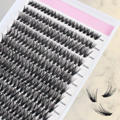 Cluster Lashes 240pcs 40D DIY Eyelash Extension D Curl Long Individual Lashes