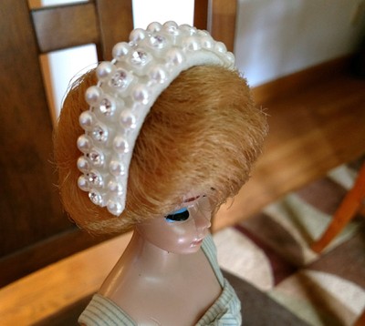 BARBIE HATS FOR VINTAGE BARBIE PEDALS /& RHINESTONES HEADBAND NEW DESIGN!