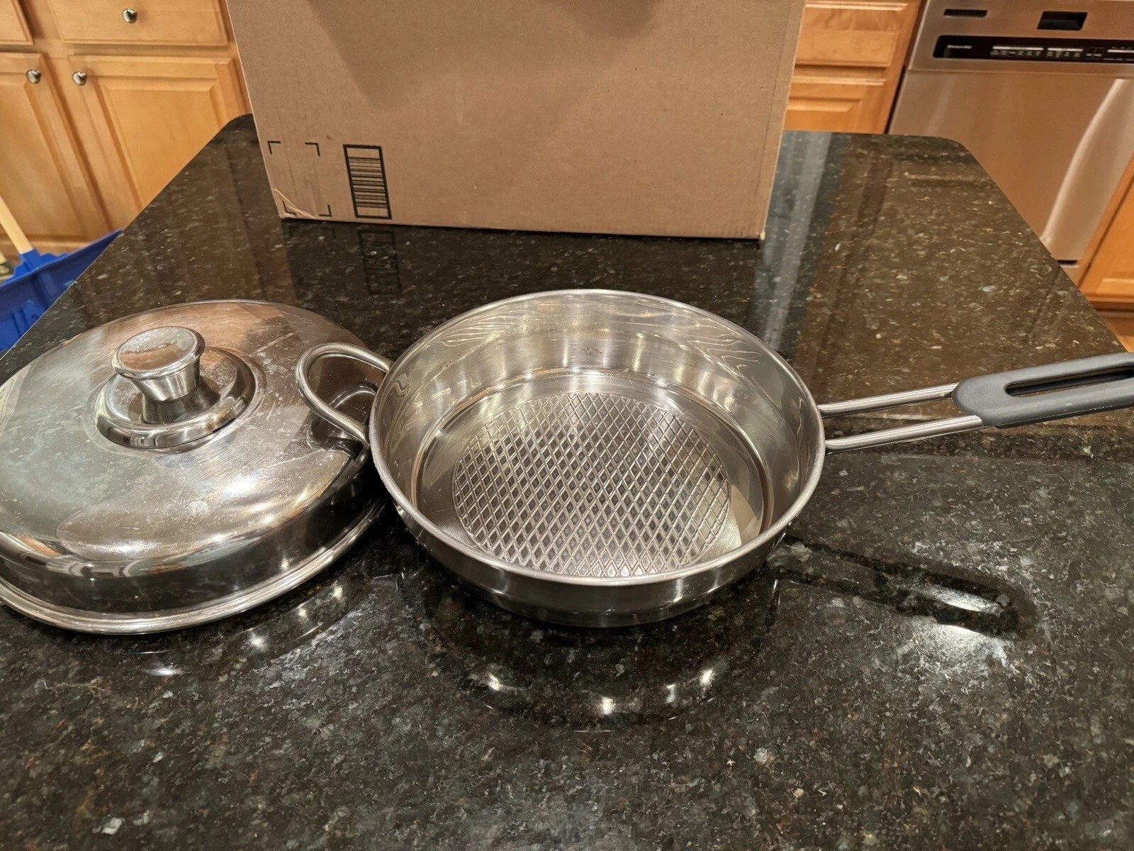 Steel Pride Cookware Vintage Stainless Steel Pan With Lid Made In USA