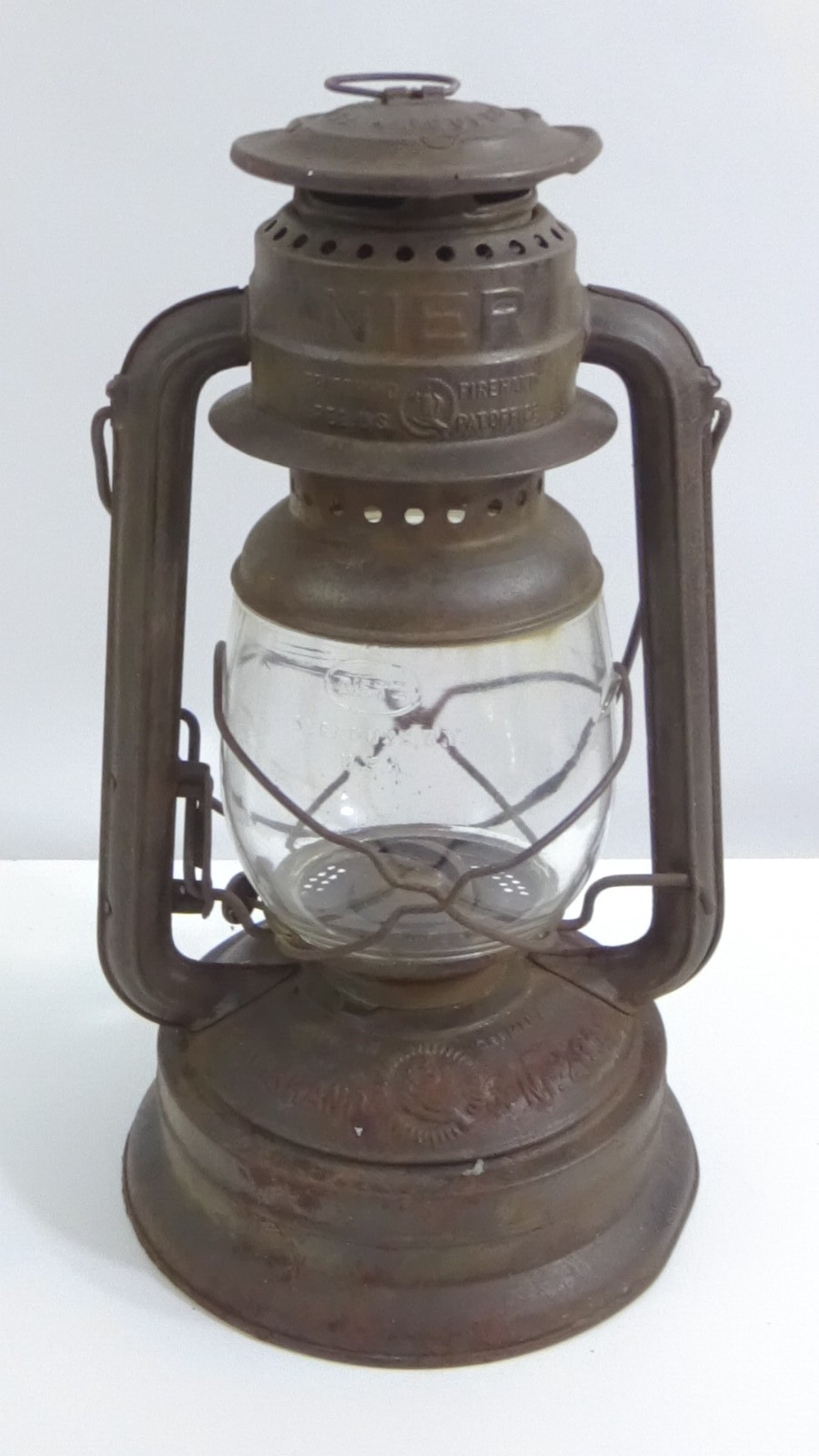 Vintage Feuerhand #208 Oil Lantern Lamp Made in Germany 14" Tall #2