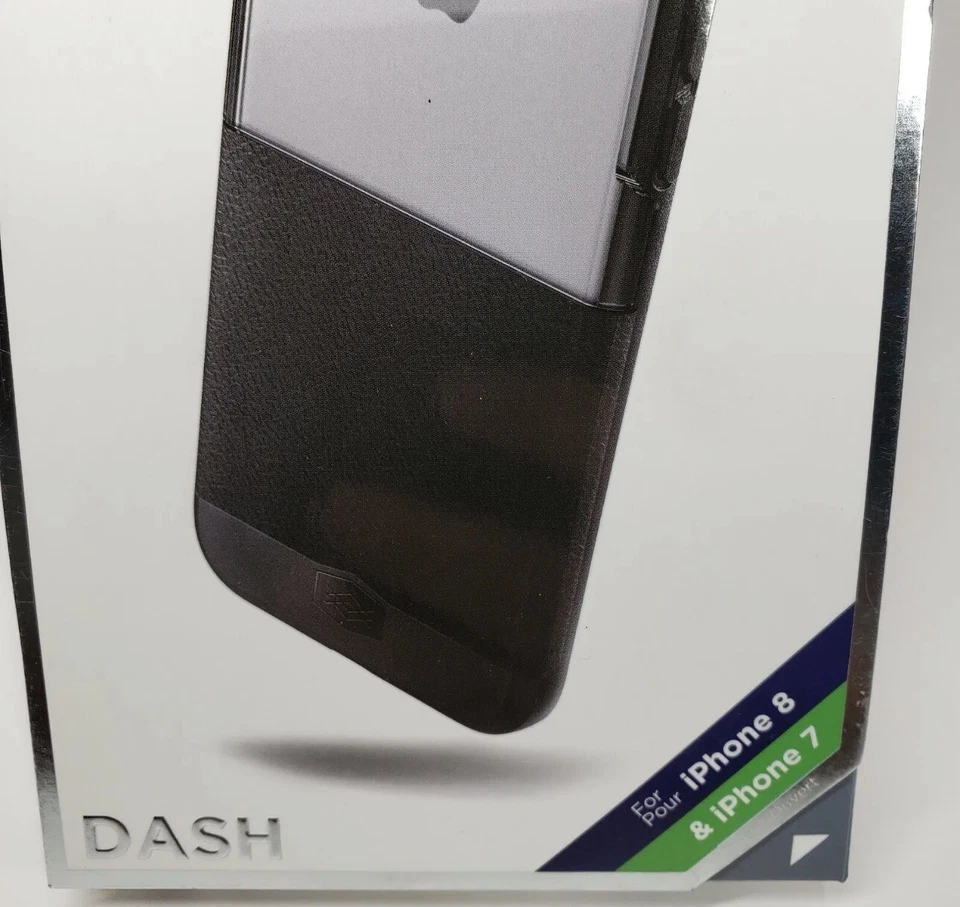 🔥Dash X-Doria para iPhone 8/7 - Cuero Negro NUEVO EN CAJA Foto 3 de 4