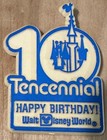 1981 Walt Disney World Tencennial Cast Member 10th Birthday Button Pin Prop