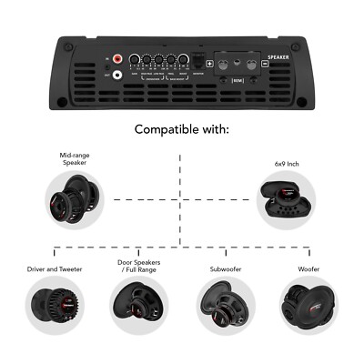 TARAMPS MD8000 2Ω Taramps MD8000.1 8000W RMS Full Range Amplifier 2-Ohm