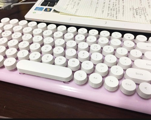 Actto Retro Pop Mini Bluetooth Wireless Keyboard Korean/English Layout / BTK-03 - Picture 8 of 17