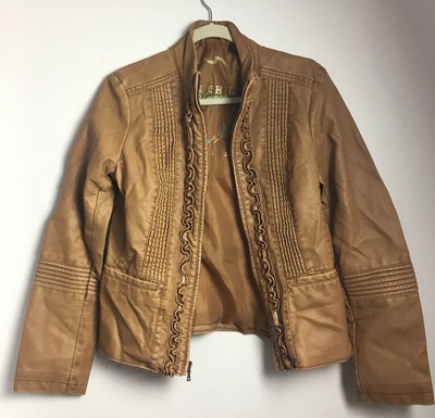 faux leather jacket ebay