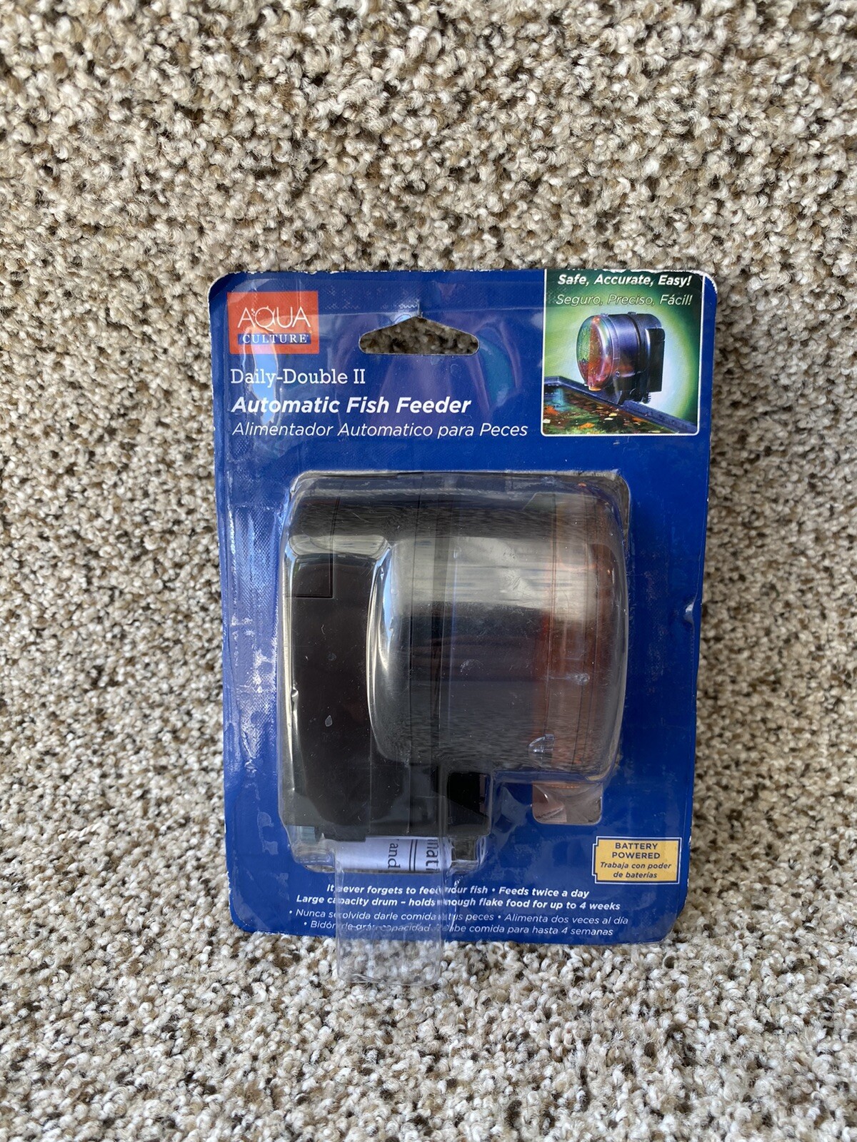 daily double automatic fish feeder