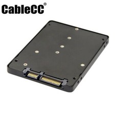 Cablecc B M Key Socket 2 M.2 NGFF SATA SSD to 2.5 SATA Adapter Card Adapter