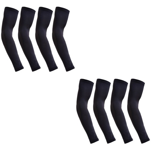 2 Pairs Outdoor Safe Simple Useful Cycling Black Sleeves Men