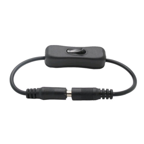 LED Light Strip In-line On/Off Switch 12V With Male Female 2.1mm 5.5mm Connector