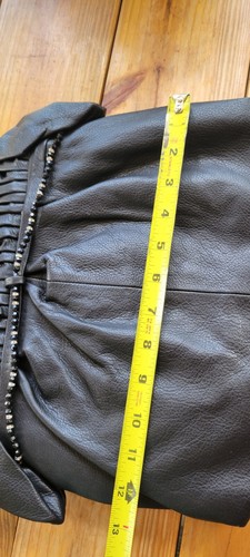 Cartera de Hombro de Diseñador Renato Angi Cuero Genuino Hecha en Italia - Imagen 10 de 22