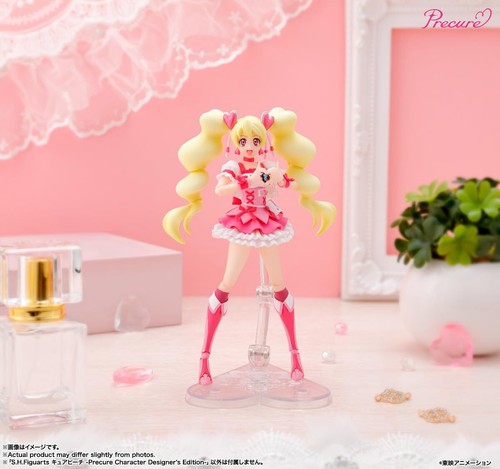 S.H.Figuarts Fresh Pretty Cure! Modellino Cure Peach BANDAI SPIRITS 5" - Nuovo - Foto 9 di 19