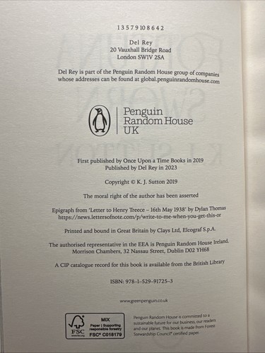 Fortuna Sworn Series by K. J. Sutton SIGNED UK Fairyloot Del Rey HB Set - Picture 8 of 18