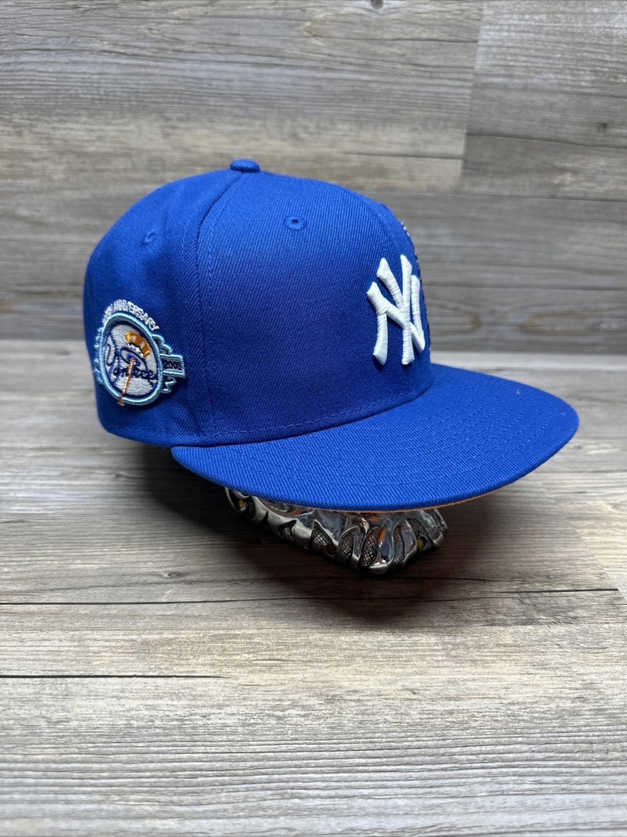 100th NEW YORK YANKEES LIBERTY BLUE NEW ERA FITTED HAT 7 3/8 | eBay