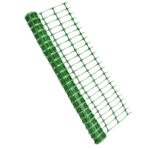 Green Barrier Fencing Plastic Mesh Safety Netting Event Fence 80gsm