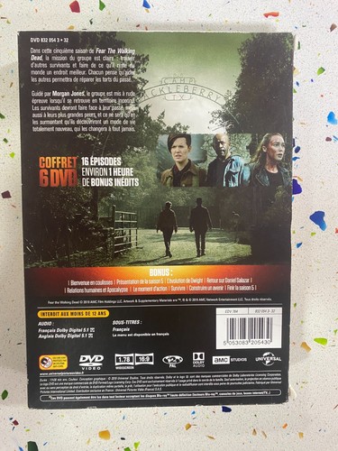 FEAR THE WALKING DEAD L´INTEGRALE DE LA SAISON 5 FRANCES INGLES (6 DVD ) - Imagen 3 de 8