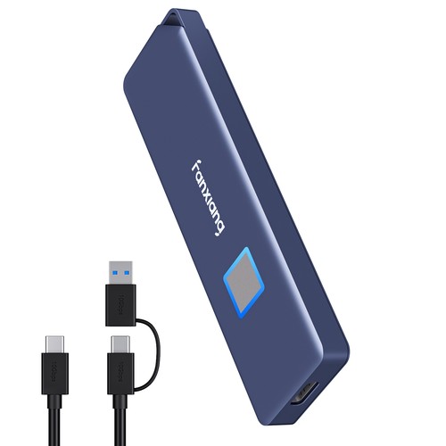 Fanxiang Fingerprint External SSD 1TB 2TB Portable For iPhone 15 Mac - Picture 13 of 23