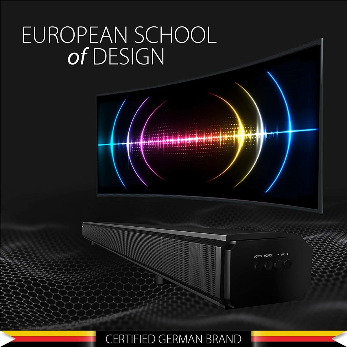 Blaupunkt SBA01 100W Soundbar with Built in Subwoofer, HDMI