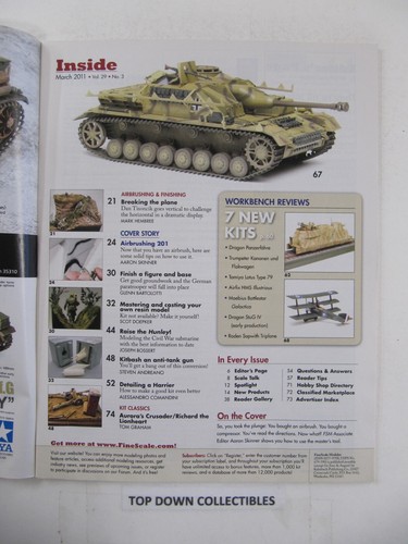 Fine Scale Modeler Magazine March 2011 Airbrush Tips & Tricks - Imagen 2 de 2