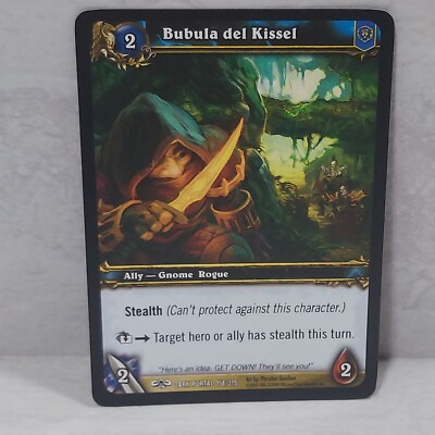 World Of Warcraft Through The Dark Portal Bubula del Kissel 158/319 TCG Card