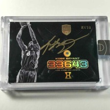 KOBE BRYANT 2017 PANINI EMINENCE DIAMOND #44 GOLD AUTOGRAPH AUTO /10 LAKERS NBA