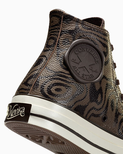 Converse x Wonka Chuck 70 Chocolate Swirl A08151C Brown