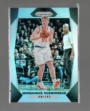 2017 Panini Prizm #277 Mindaugas Kuzminskas Prizms Silver NM/Mint