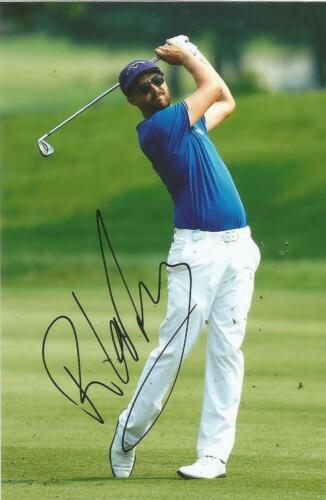 GOLF* RIKARD KARLBERG SIGNED 6x4 ACTION PHOTO+COA - Picture 1 of 1