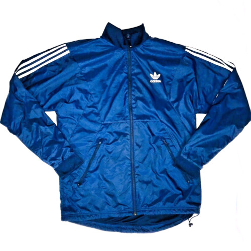 Super Rare Adidas Originals Jacket Windbreaker Glanz Cal Surf Gray YL Men  Small