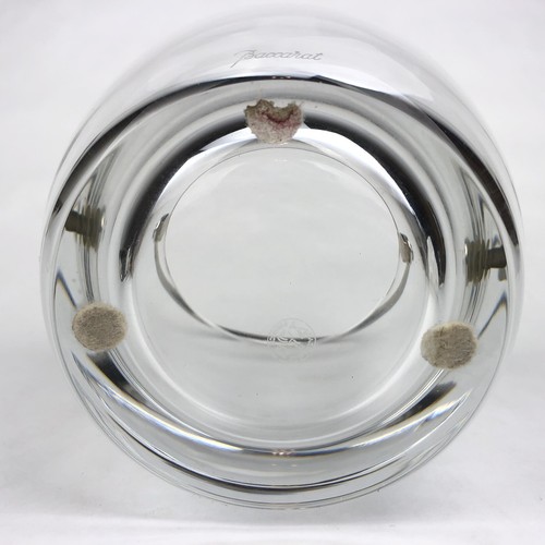 Vintage BACCARAT Livourne ICE BUCKET Optic Crystal Art Glass SIGNED & ETCHED - Picture 4 of 12