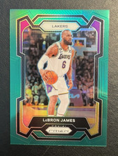 2023-24 Panini Prizm GREEN SP Lebron James HOF