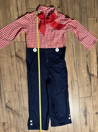 Raggedy Ann Vtg. Handmade Costume Outfit Wig Hat Set Child’s EUC Dance School - Picture 21 of 24