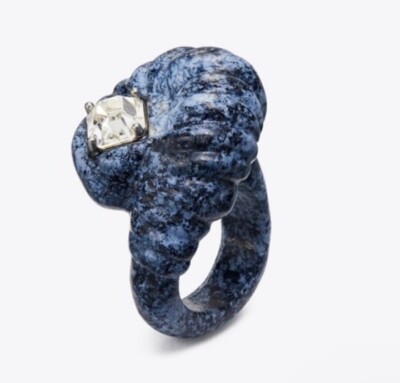 大人気【TORY BURCH】クラッシックなクリスタルが上品♪高見え♪ Tモノグラム コントラスト エンボス プチバレルバッグ