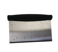 Stainless Steel Metal Griddle Scraper Chopper Cutter Bread Pizza Dough & Pastry