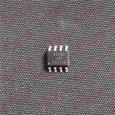 100PCS DUAL OP AMP IC JRC SOP-8N ( DMP-8 ) NJM4558MD NJM4558D JRC4558D 4558D