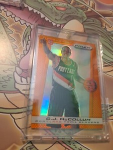 🔥Rare CJ McCollum RC 2013-14 Panini ORANGE PRIZM #45/60 SSP #283 🔥refractor 