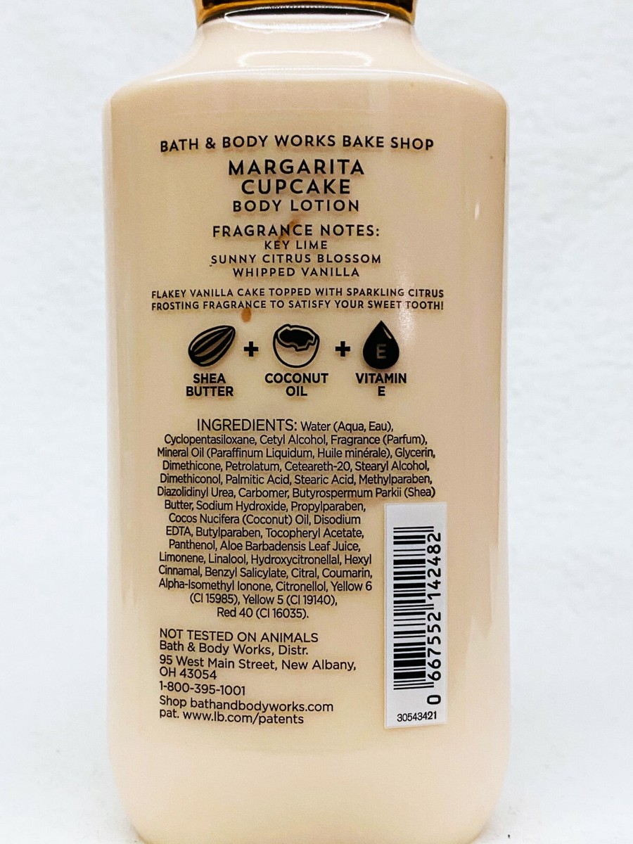 4 Bath & Body Works MARGARITA CUPCAKE 24Hr Moisture Body Lotion