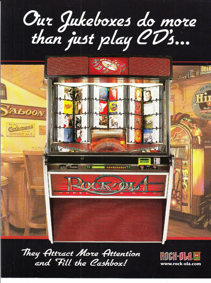 Rock-Ola Antique Apparatus Intrigue 8000 CD juke box jukebox Rock-Ola Antique Apparatus Intrigue 8000 CD juke box jukebox