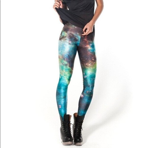 Blackmilk galaxy print leggings S small