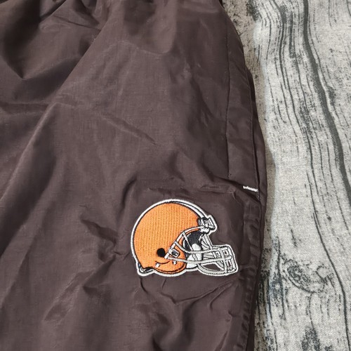 Cleveland Browns REEBOK Nylon Track Warm Up Elastic Men’s Pants Vented 4XL EUC - Picture 5 of 12